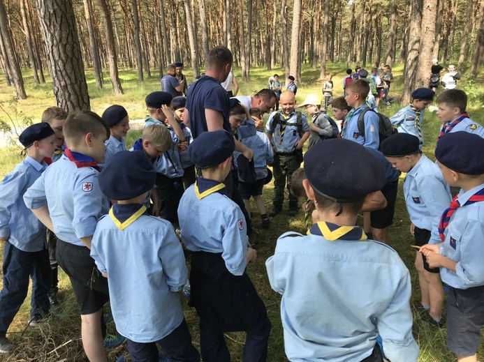 Spotkanie skautów w Ustce