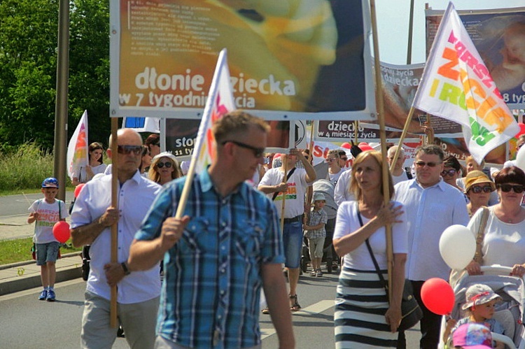 Lubiński Marsz dla Życia i Rodziny