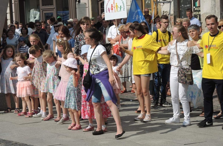 5. Marsz dla Życia i Rodziny w Bielsku-Białej 2018 - na trasie