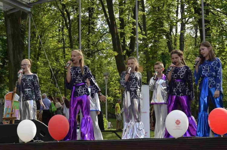 5. Marsz dla Życia i Rodziny w Bielsku-Białej 2018 - festyn Caritas