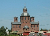 Budujący się kościół przy ulicy Nałęczowskiej