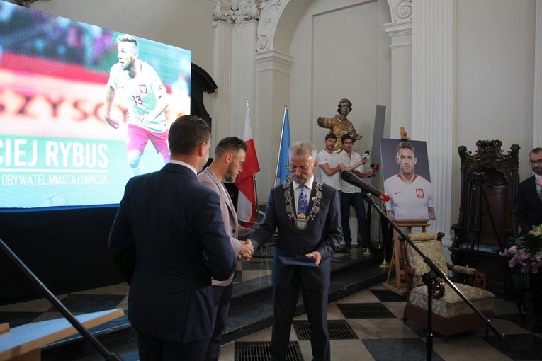 Uhonorowanie Macieja Rybusa