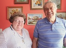 ▲	Maria i Stanisław Czahajdowie  z Dłużka k. Lubska  są małżeństwem już prawie 50 lat. Rocznica  przypada 29 grudnia tego roku.
