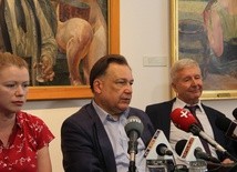 O portrecie Marii Heydel powiedziała Paulina Szymulak-Bugajska. Obok Adam Struzik i Adam Zieleziński, dyrektor Muzeum (z prawej) 