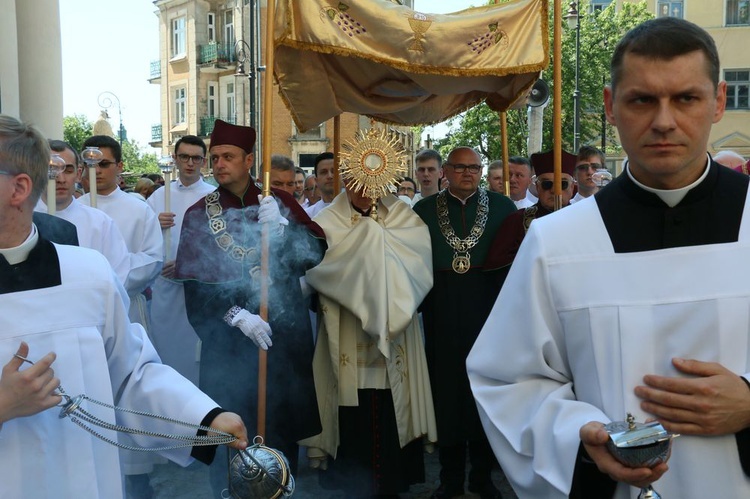 Centralna procesja Bożego Ciała w Lublinie