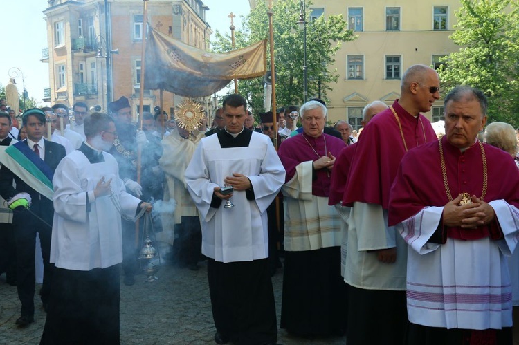 Centralna procesja Bożego Ciała w Lublinie