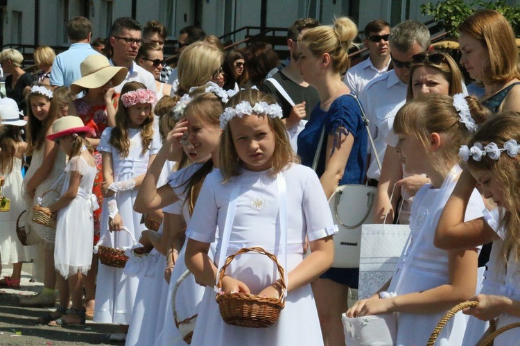 Procesja w parafii Trójcy Świętej w Lublinie