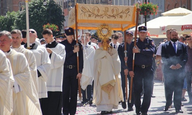 Procesja Bożego Ciała ulicami Gdańska