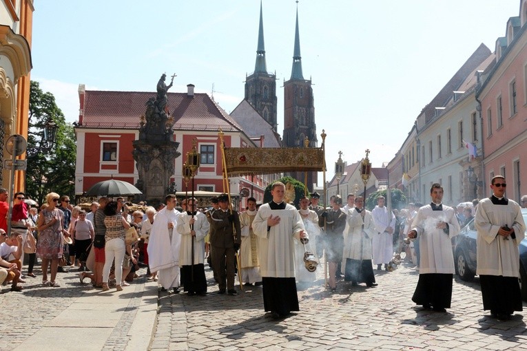 Centralna Procesja Bożego Ciała we Wrocławiu