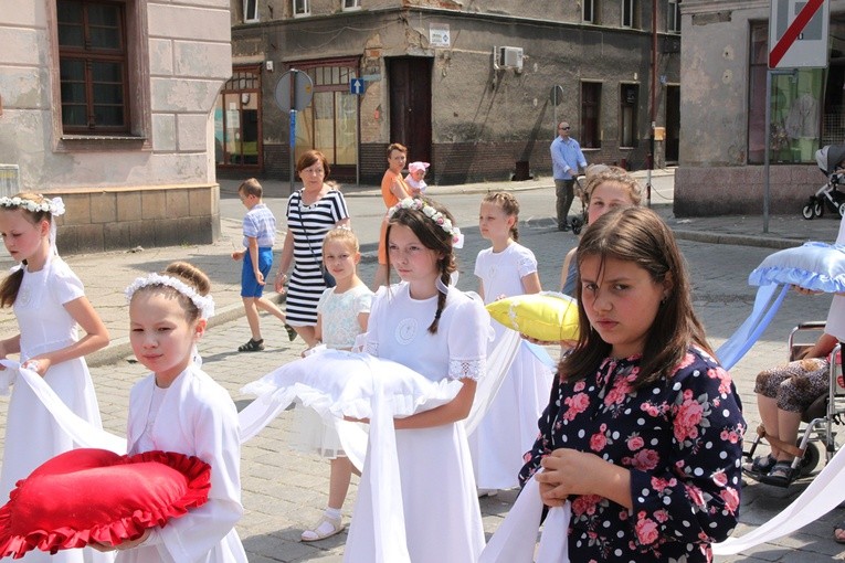 Msza św. i procesja Bożego Ciała w Ziębicach