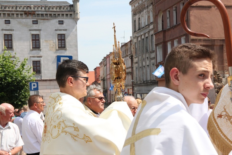 Msza św. i procesja Bożego Ciała w Ziębicach