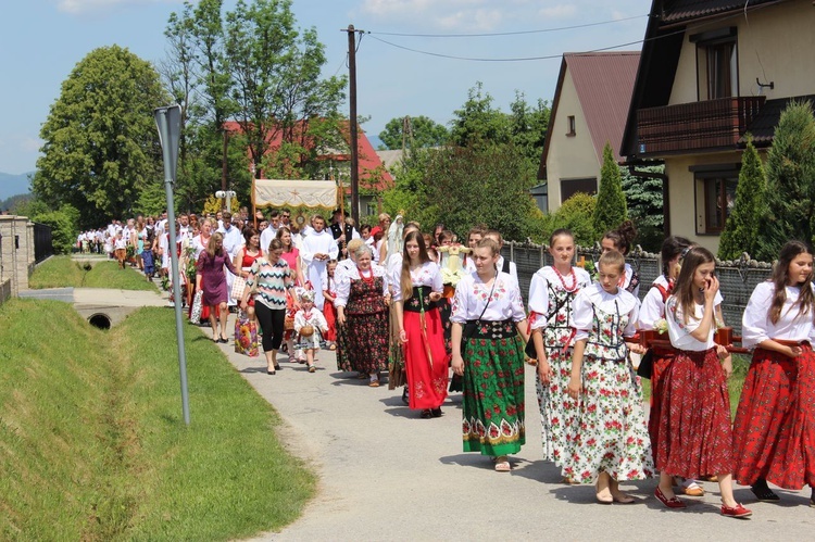 Boże Ciało w Jabłonce-Borach