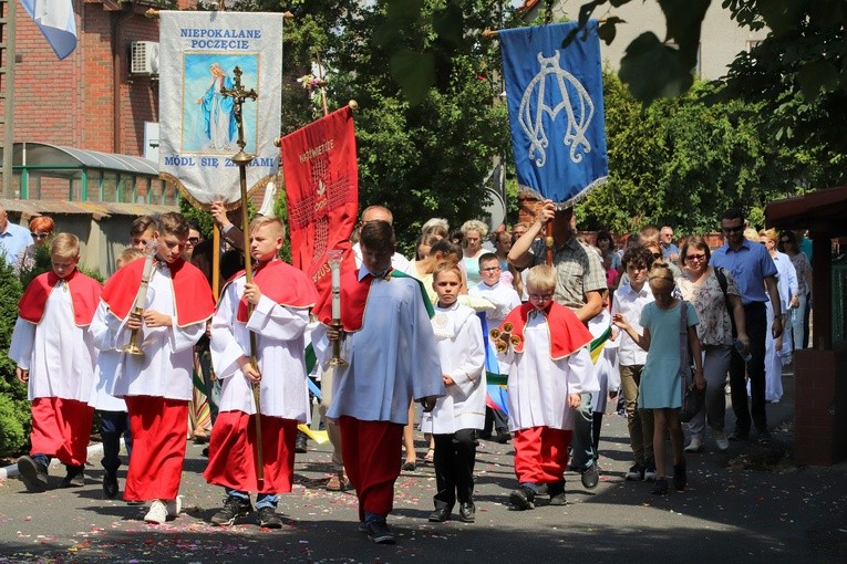 Procesja Bożego Ciała w Malczycach