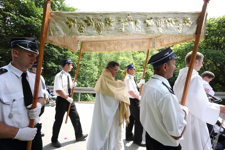 Procesja Bożego Ciała w Glisnem