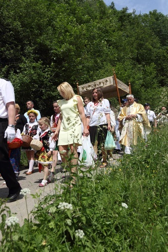 Procesja Bożego Ciała w Glisnem