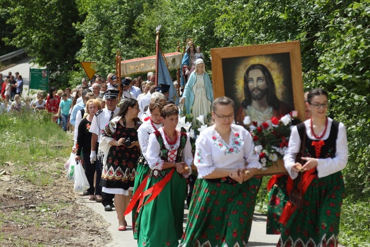 Procesja Bożego Ciała w Glisnem