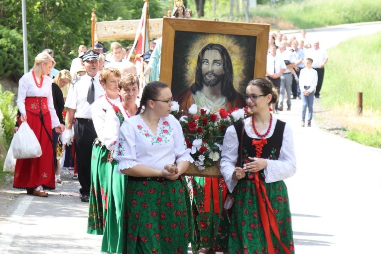 Procesja Bożego Ciała w Glisnem