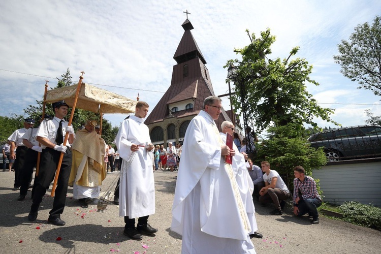 Procesja Bożego Ciała w Glisnem