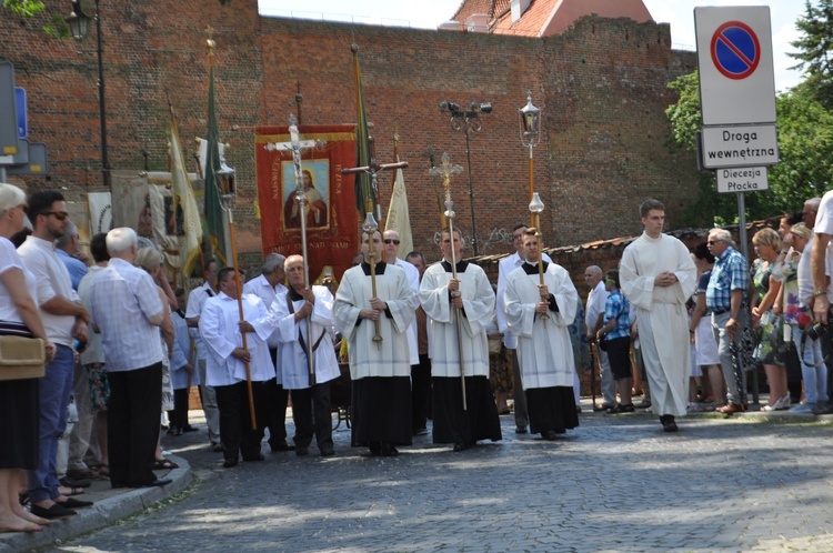 Płock. Boże Ciało na Starym Mieście