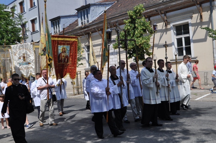 Płock. Boże Ciało na Starym Mieście