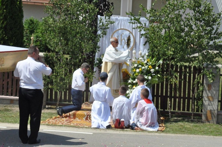 Procesja w Tarnobrzegu-Sobowie