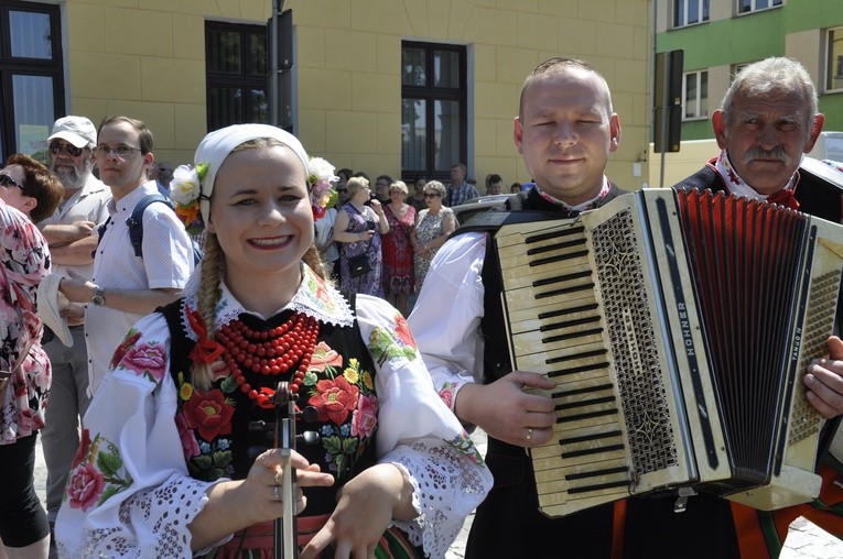 Boże Ciało w Łowiczu - procesja