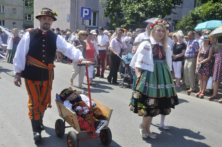 Boże Ciało w Łowiczu - procesja