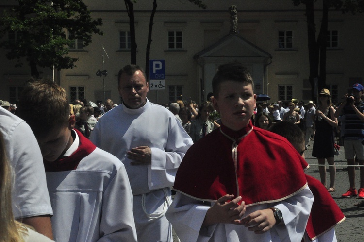 Boże Ciało w Łowiczu - procesja