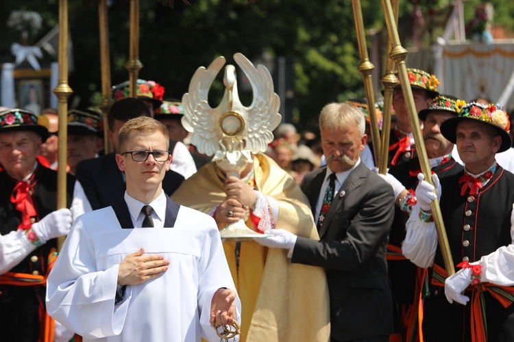 Boże Ciało w Łowiczu - procesja