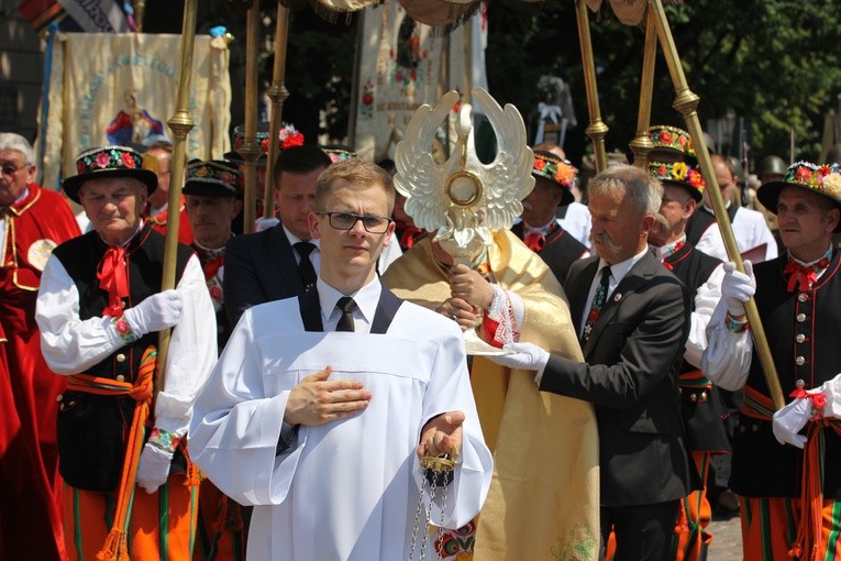 Boże Ciało w Łowiczu - procesja