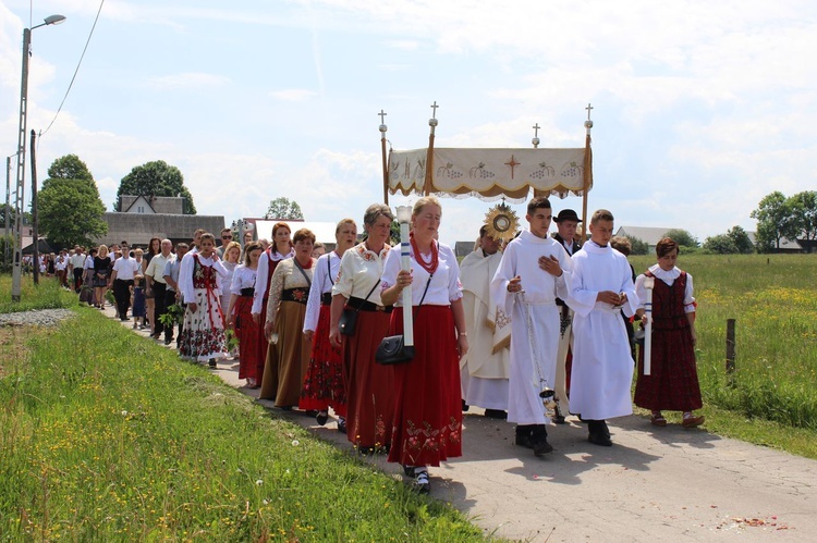 Boże Ciało w Jabłonce-Borach