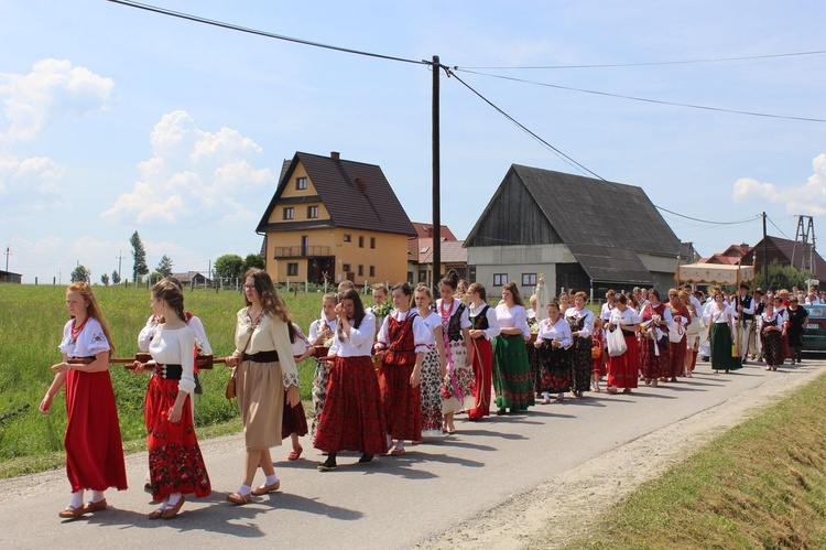 Boże Ciało w Jabłonce-Borach