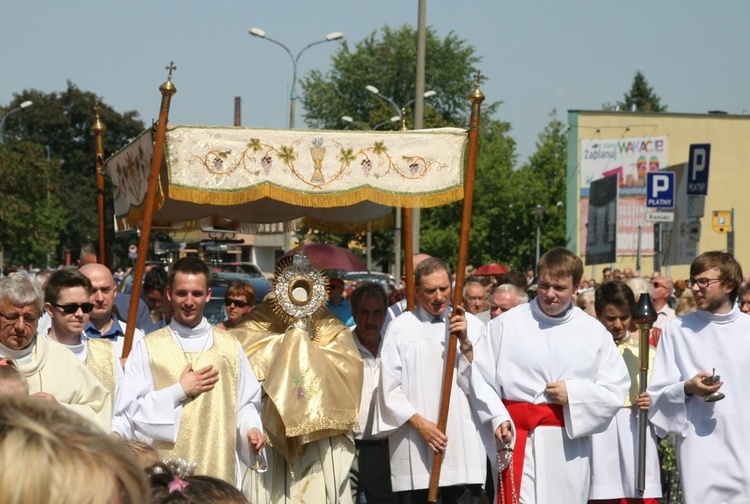 Miejska procesja Bożego Ciała w Głogowie