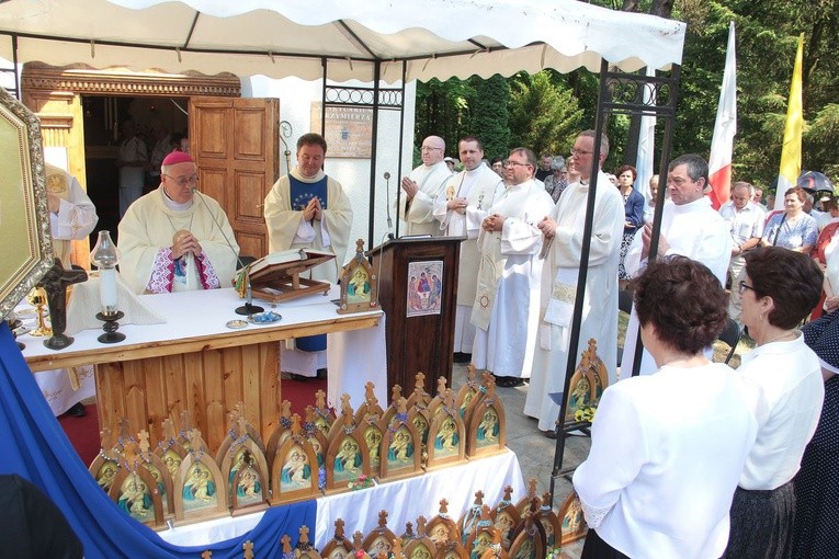 Pielgrzymka czcicieli Matki Bożej Pielgrzymującej na Górę Chełmską