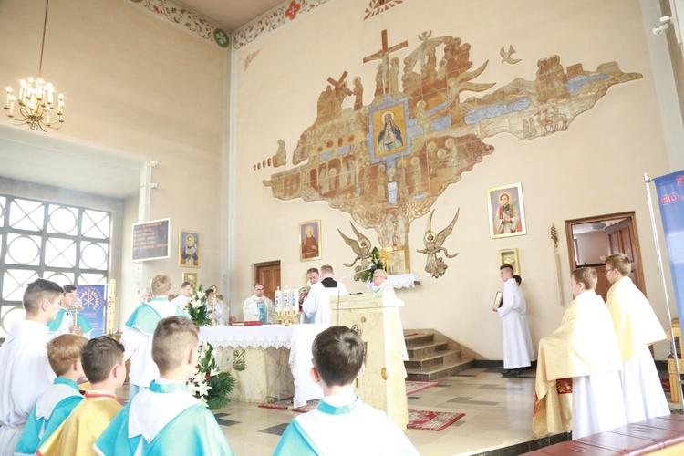 Poświęcenie plebanii i odpust w Grabnie