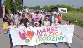 W obronie rodziny manifestowano w Opocznie podczas VI Marszu dla Życia i Rodziny
