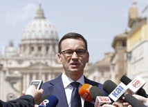 Morawiecki stwierdził, że był zaskoczony papieską wizją Europy