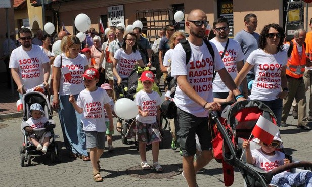 Tak było w ubiegłym roku w Żywcu na pierwszym Marszu dla Życia i Rodziny