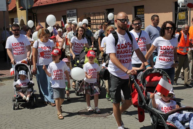 Tak było w ubiegłym roku w Żywcu na pierwszym Marszu dla Życia i Rodziny