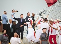 „Tak, tak, Panie” zatańczył każdy, kto uczestniczył w spotkaniu – także prezydent Andrzej Duda.