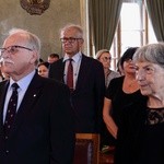 Honorowi Obywatele Krakowa - Biserka Rajčić i prof. Janusz Skalski