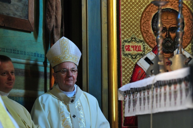 Modlitwa w cerwki greckokatolcikiej w Lublinie