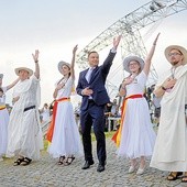 Prezydent Andrzej Duda uczestniczy w rozpoczęciu XXII Spotkania Młodych. 
2.06.2018 Pola Lednickie