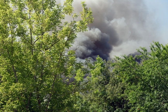 Pożar w Radomiu