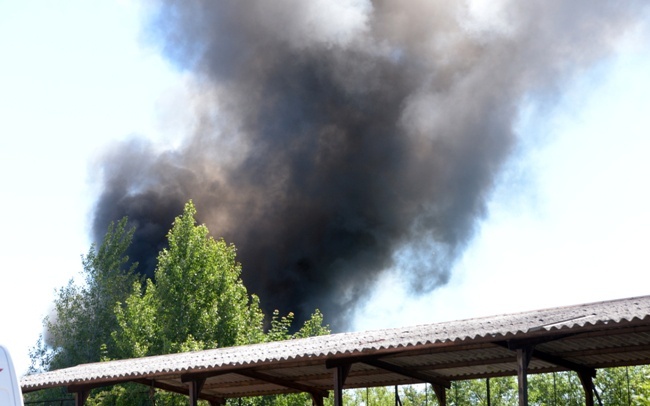 Pożar w Radomiu