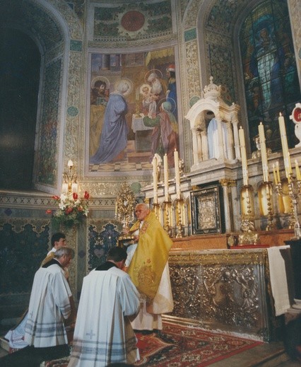 W katedrze Jan Paweł II przewodniczył nabożeństwu czerwcowemu