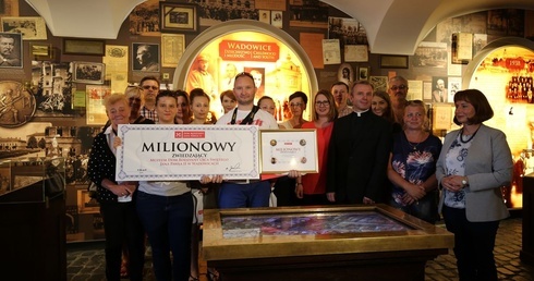 Milionowy gość w domu Jana Pawła II w Wadowicach