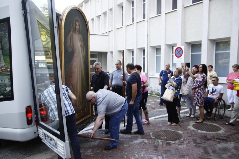 Peregrynacja obrazu Jezusa Miłosiernego w GCR