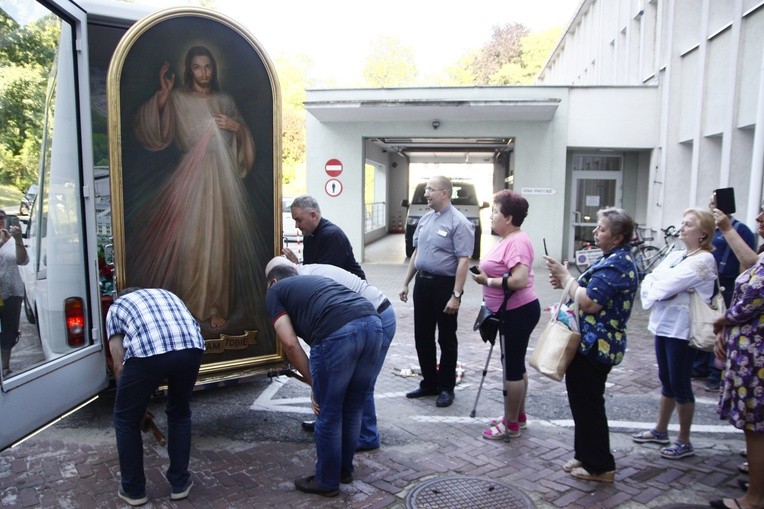 Peregrynacja obrazu Jezusa Miłosiernego w GCR