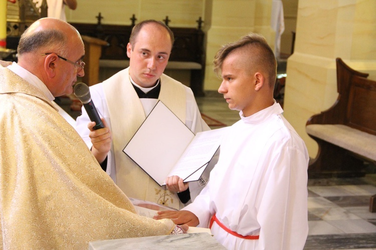 Błogosławieństwo lektorów w Szczurowej